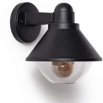 Lámpara de Pared Exterior Aluminio Valera Negro