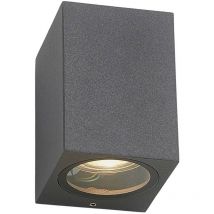 Lucande - Lámpara de pared exterior 'Lavina' en Gris Aluminio