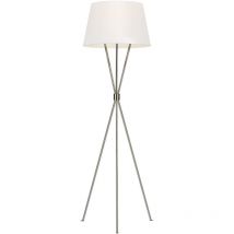 Elstead Penny 1 ljus golvlampa, polerad nickel, E27