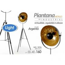 Webmarketpoint - Lámpara de pie industrial moderna director dorado