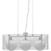 Lámpara colgante blanco 25 cm x 60 cm H. 120 cm