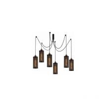 Cristalrecord - Lámpara de techo colgante de seis luces Modelo 13