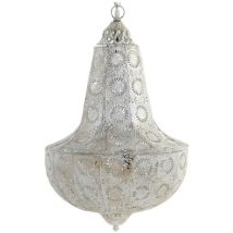Lámpara De Techo Dkd Home Decor Metal Blanco