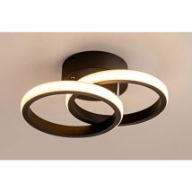 Lámpara de techo led, lámpara de techo, luz blanca cálida 3000 k, 22 w, iluminación de techo acrílica moderna y elegante para cocina, sala de estar,