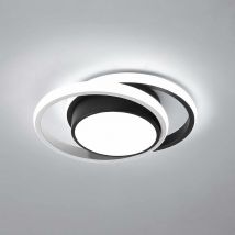 Lámpara de Techo led Redonda, Lámpara de Techo Moderna 32W 2350LM, Lámpara de Techo led Interior para Pasillo, Cocina, Escalera, Luz Blanca Fría