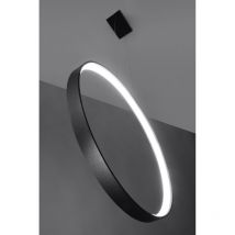 Ledbox - Sollux Lighting Rio Lámpara colgante de techo led integrada, dorada, 4000 k, 5520 lm