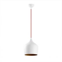 Lámpara de techo Momo 22 Blanco/Rojo