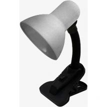Lámpara Flexo con pinza de Escritorio Bel Air Home Serie dedalo, Color Plata, 1xE27