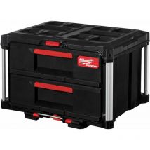 Caisse con 2 cajones Milwaukee Ve en 1 unidad