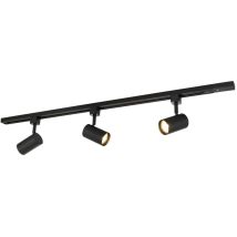 Prios - Lámpara para sistema de riel 'Jorell' en Negro Aluminio