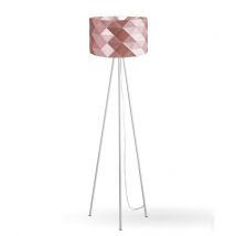 Linea Zero - Lámpara Pie Trípode Metal Rosa en Metal Cm. 40x146h