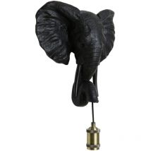Aplique de pared - Elephant - negro - plástico - - Light&living
