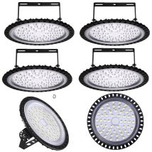 Highsam - Lámparas industriales 5PC 6000K ufo led Foco Industrial Redondo - 200W