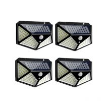 Lámparas solares 100LED IP65 al aire libre a prueba de agua - 4 Pack