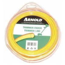 Línea de bordeadora redonda de nailon de 3,9 mm × 30 m Arnold