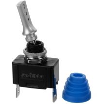 Lntyq - 12V/40A 24V/20A Wippschalter ein/aus Hexen-Drucktastenschalter mit staubgeschütztem Gummi für automatisch modifiziertes Panel