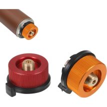 2 Pcs Adaptateur De Cartouche De Gaz, bbq Barbecue Adaptateur De Cartouche De Piquage, Adaptateur De Cartouche De Valve, Cartouche D'Adaptateur De