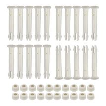 20 pcs Goupilles de piscine, Goupilles de rechange, Joints de piscine en plastique, Goupilles en plastique, Joints de piscine, Goupille pour cadre de