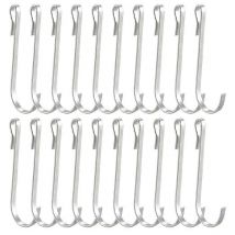 20 Pièces Petit Crochet s de Suspension, Crochet s Acier Inoxydable, Crochet Multifonctions, Mini Crochet en s, Petit Crochet Plat, pour Salle de