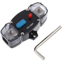 250 a 12–48 Volt dc Selbstwiederherstellungs-Leistungsschalter mit manueller Reset-Taste für Automobile, Wohnmobile, Marineboote (250 Ampere) - Lntyq