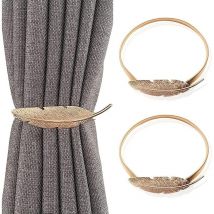 2pcs Embrasses de Rideaux, Embrasses Rideau Aimantée Magnétiques, Attache Rideaux fenetre Pince pour Rideaux en Alliage pour Rideaux - Lntyq