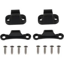 2PCS Kit De Support De Porte rv Caravane Forme De t Porte Bouchon De Retenue Serrure Nylon Camping-Car Porte Porte Titulaire Casier pour Camping-Car