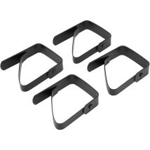 4pcs Clips de Nappe en Acier Inoxydable Coupe-Vent, Grandes Pinces pour Nappe, Pinces de Support de Couverture de Nappe antidérapantes (5 4cm) - Lntyq