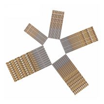 Lntyq 50pcs Mini Forets Hélicoïdaux en Acier Rapide avec Revêtement en Titane HSS Forets Hélicoïdaux 1.0/1.5/2.0/2.5/3.0mm Micro Drill Forets Bits