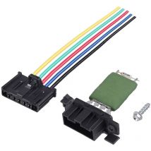 77364061 Resistance Chauffage + Prise de Câblage pour Grande Punto Evo Linea Doblo Ducato Fiorino Qubo Corsa d Adam Romeo Mito - Lntyq