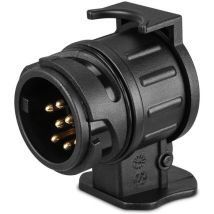 Adaptateur de prise de remorque étanche 13 broches femelle vers 7 broches mâle pour attelage de remorque pour voiture, remorque, camion, caravane