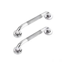 Barre d'appui de salle de bain en acier inoxydable 304 avec poignée antidérapante, pour baignoire, toilettes, salle de bain, rampe d'escalier, 2
