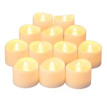 Bougies led Flamme Lumière Vacillante, Lampe Bougies Vacillantes, Lampe Bougies Vacillantes, Bougies Électriques Bougies de Noël pour Noël, Arbre de