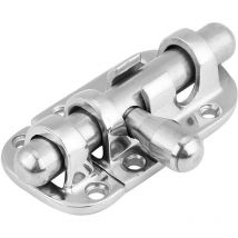 Boulon à Glissière chromé, Serrure de Boulon de Baril en Acier Inoxydable pour Porte de Bateau Marin, Verrou de Fenêtre, Verrou à Glissière, Boulon à
