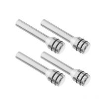 Lntyq - boutons de verrouillage de porte de voiture en Métal,4 pièces Universel Porte Serrure Broche Bâton Casquette Couverture Aluminium Alliage