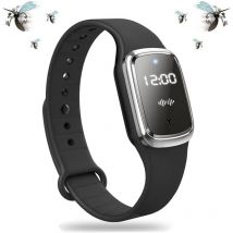 Lntyq Bracelet épulsif Anti-moustiques Ultrasonique, BraceletAnti-Insectes Intelligent, Montre Bracelet Electronique Anti-Moustique avec Charge