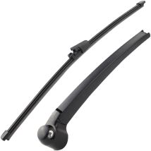 Bras D'Essuie-Glace De Fenêtre Arrière Noir avec Lame, Balais Bras l'Essuie-Glace à l'Arrière Compatible pour Golf 5 Mk4 Mk5 2003-2008 - Lntyq