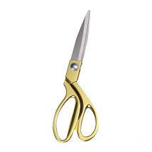 Ciseaux Couture Professionnel Doré - Ciseaux Tissu en Acier Inoxydable 26,4 cm - Ciseaux de Couturiere Pour Tissu, Vêtements, Cuir, Jean, Retouche,