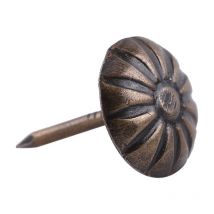 Clou Tapissier Bronze, 100 Pièces Clous Décoratif, Punaises Decoratives Vintage, Grand Clous Tapissier Décoratifs Ancien, Clous D'ameublement De