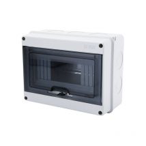 Coffret Electrique Etanche Exterieur, IP65 8 Modules Ableaux à Disjoncteurs éLectriques Boitier, Etanche Electrique Exterieur, Boitier de Jonction