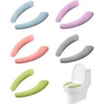 Coussins de siège de toilette, coussins de housse de siège de toilette, autocollants de coussin de siège de toilette, rondelles de collantes de