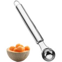 CuillèRe à Melon, CuillèRe à Glace, CuillèRe à Boules, Cuillère à melon inox, Cuillère de boule de fruits de cuisine, 18 x 3.1 cm CuillèRe Parisienne