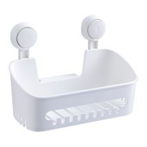 Etagère Douche Ventouse Serviteur Panier de Douche Amovible sans Perçage pour Salle de Bain Panier Rangement Cusine pour Shampooing Revitalisant