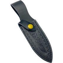 Lntyq - Etui Couteau,Couteau Gaine avec Ceinture Boucle pour Couteaux à Lame Fixe De Chasse protéger Le Couteau (Noir)