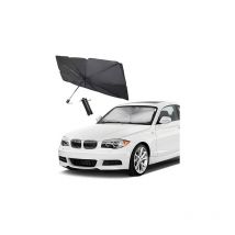 Lntyq - Faltbarer Sonnenschutz-Regenschirm, faltbarer Sonnenschutz für die Windschutzscheibe im Auto, Sonnenschutz-Regenschirm aus reflektierendem