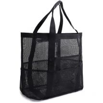 Lntyq - Grand sac de plage en maille, sac fourre-tout de plage anti-sable, sac à main, sac de plage, sac de rangement pour vacances d'été, piscine,
