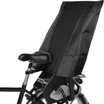 Lntyq - Housse de pluie pour siège de vélo pour enfant - protection contre la pluie (convient pour Römer, Hamax, Thule, etc.) - noir