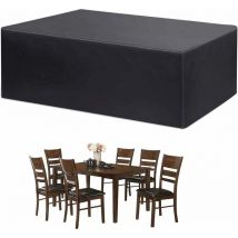 Lntyq - Housse de protection pour meubles de jardin, housse pour table de jardin, bâche de protection, housse pour meubles de jardin, protection pour