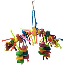 Jouets en bois pour perroquets et oiseaux de petite et moyenne taille - Lntyq