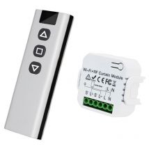 Lntyq - Kit de commande de volet roulant sans fil : Commande du moteur de volet roulant par télécommande rf + module récepteur, portée jusqu'à 100 m,