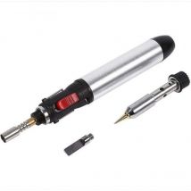 Lntyq - Kit de fer à souder au gaz - Kit de fer à souder sans fil au gaz butane 4 en 1 Torches de soudage à température réglable Outil Fer à souder